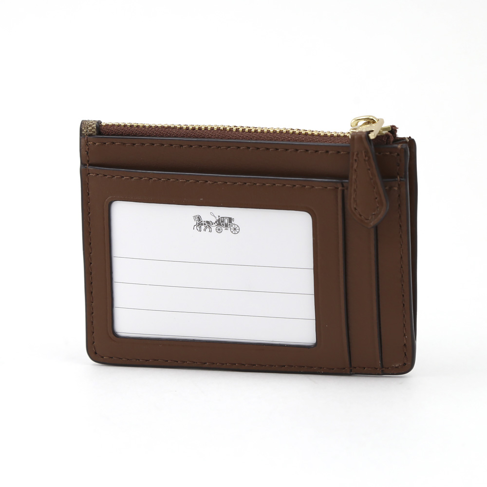 COACH OUTLET コーチアウトレット シグネPVCキーリング付小銭 F16107/IMNHK ベージュ／コンビ【FITHOUSE ONLINE SHOP】