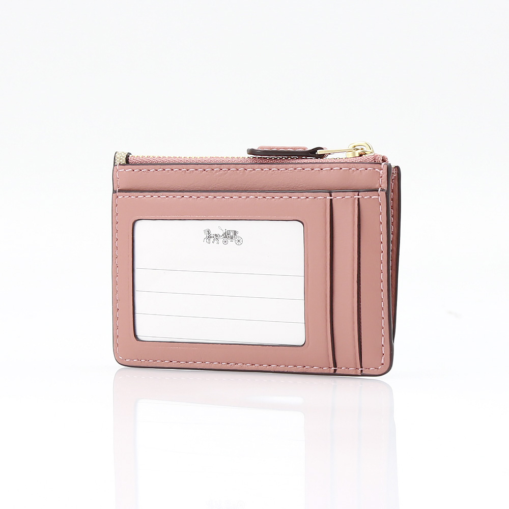 COACH OUTLET コーチアウトレット シグネPVCキーリング付小銭 F16107/IMNHK ベージュ／コンビ【FITHOUSE ONLINE SHOP】