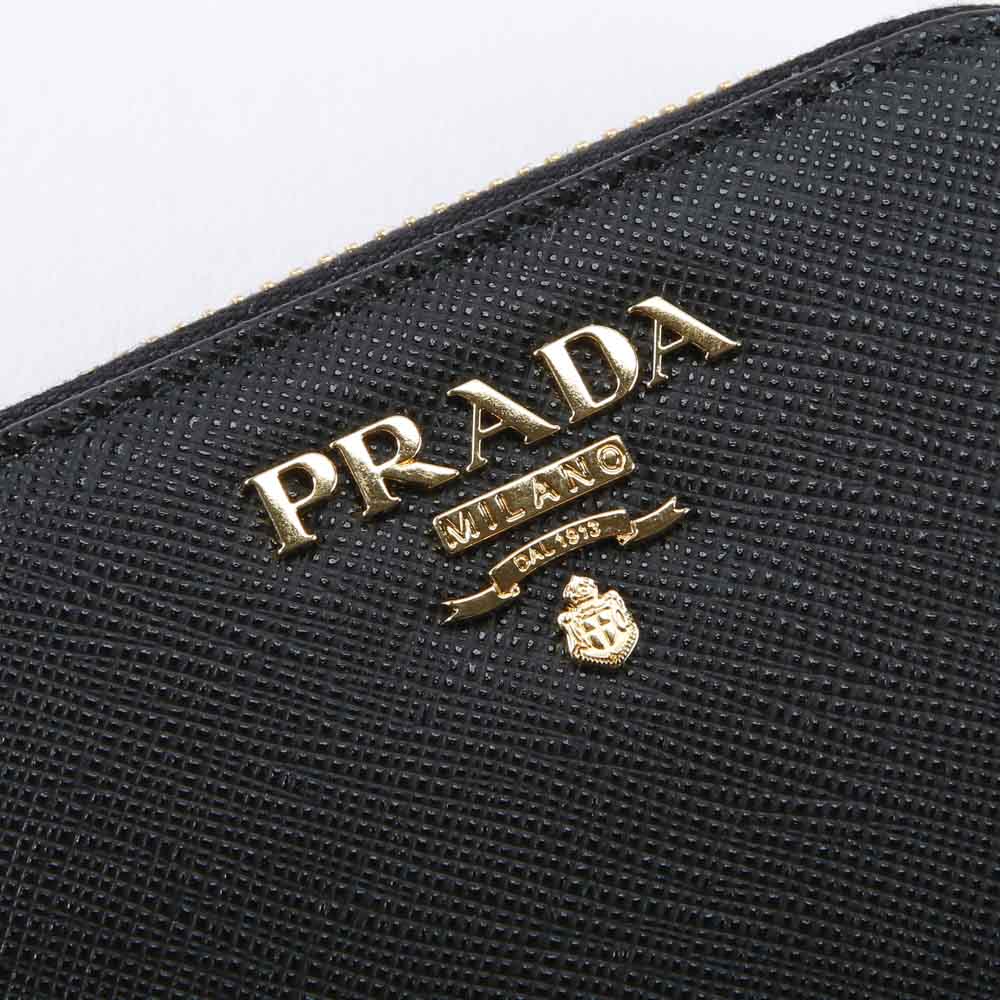 プラダ PRADA SAF.METALラウンド小銭入/NERO 1MM268-QWA【FITHOUSE ONLINE SHOP】