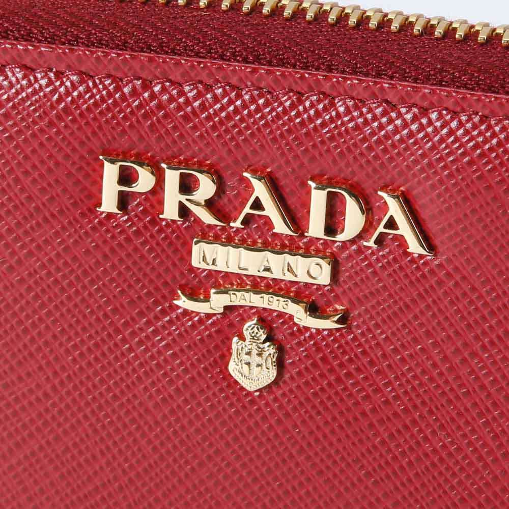 プラダ PRADA ラウンド小銭入れ SAF.METAL/FUOCO 1MM268-QWA【FITHOUSE ONLINE SHOP】