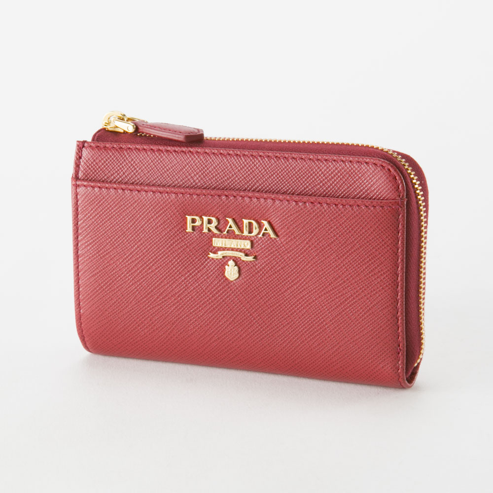 プラダ PRADA SAFFIANO METALキーポーチ/FUOCO 1PP122-QWA【FITHOUSE