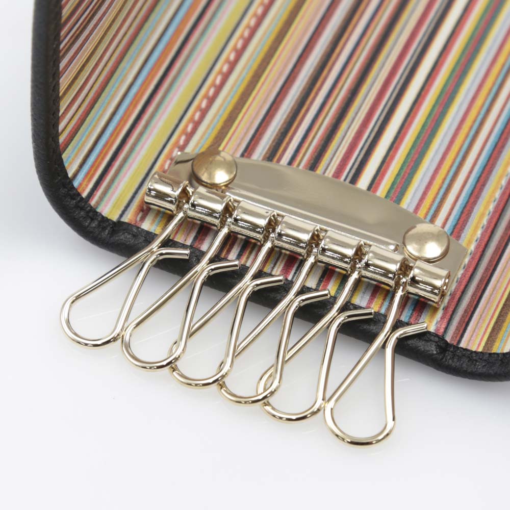 ポールスミス Paul Smith キーケース SAFFIANO中MULTI STRIPE6連 M1A1981X/AMULTI【FITHOUSE ONLINE SHOP】