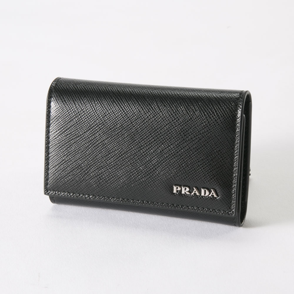 プラダ PRADA キーケース SAF.BICOLORE 6連/NERO 2PG002-C5S【FITHOUSE ONLINE SHOP】