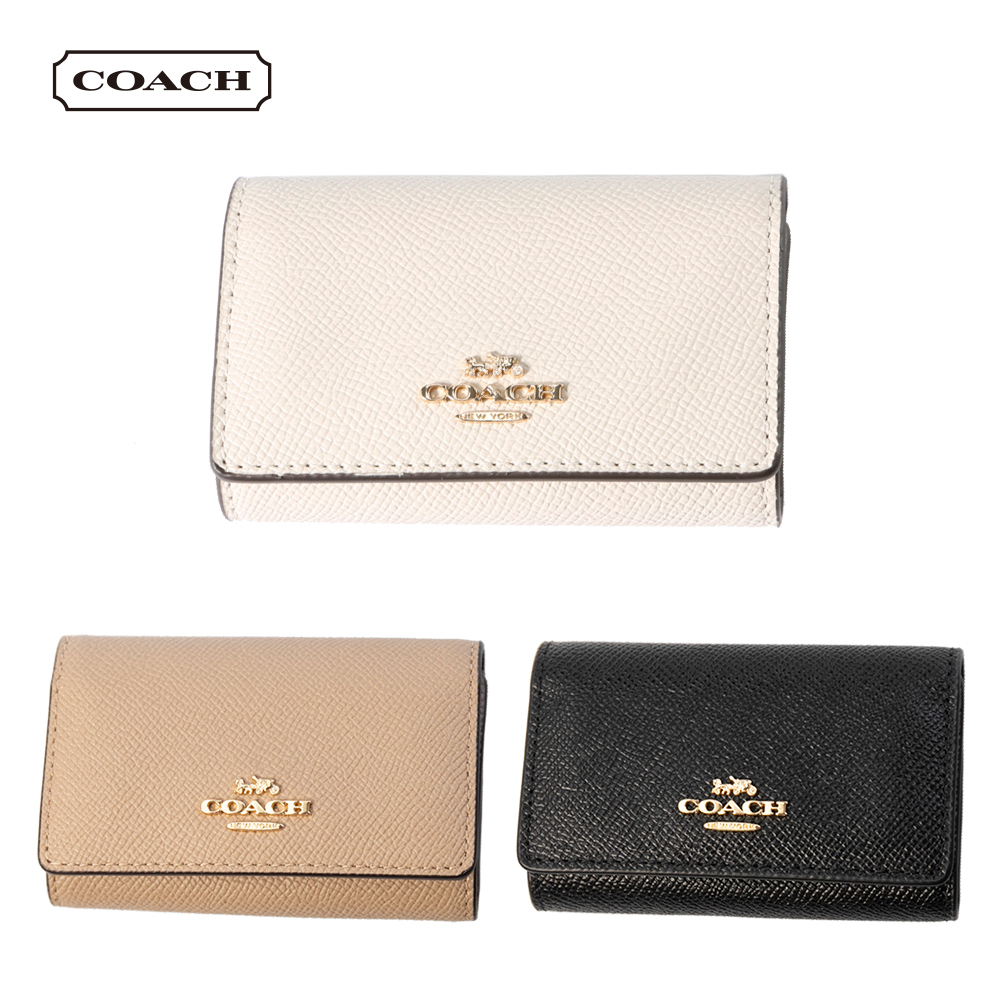 コーチ COACH クロスグレイン5連キーケース リング付き 76741