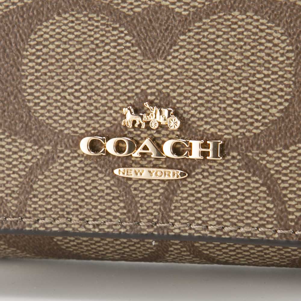 コーチ COACH シグネチャー5連キーケース キーリング付き F77998【FITHOUSE ONLINE SHOP】