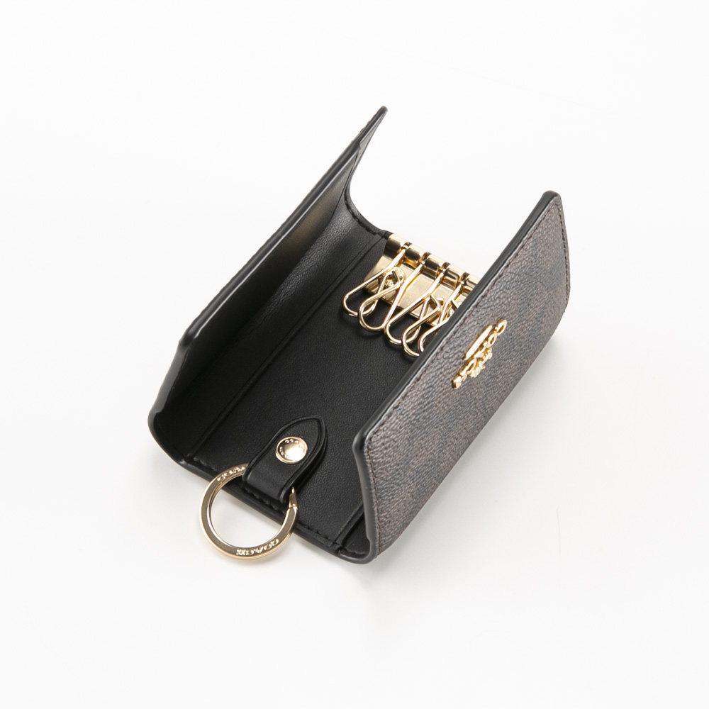 コーチ COACH シグネチャー5連キーケース キーリング付き CZ274【FITHOUSE ONLINE SHOP】