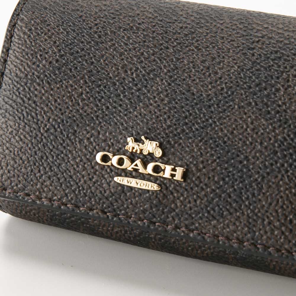 コーチ COACH シグネチャー5連キーケース キーリング付き CZ274【FITHOUSE ONLINE SHOP】
