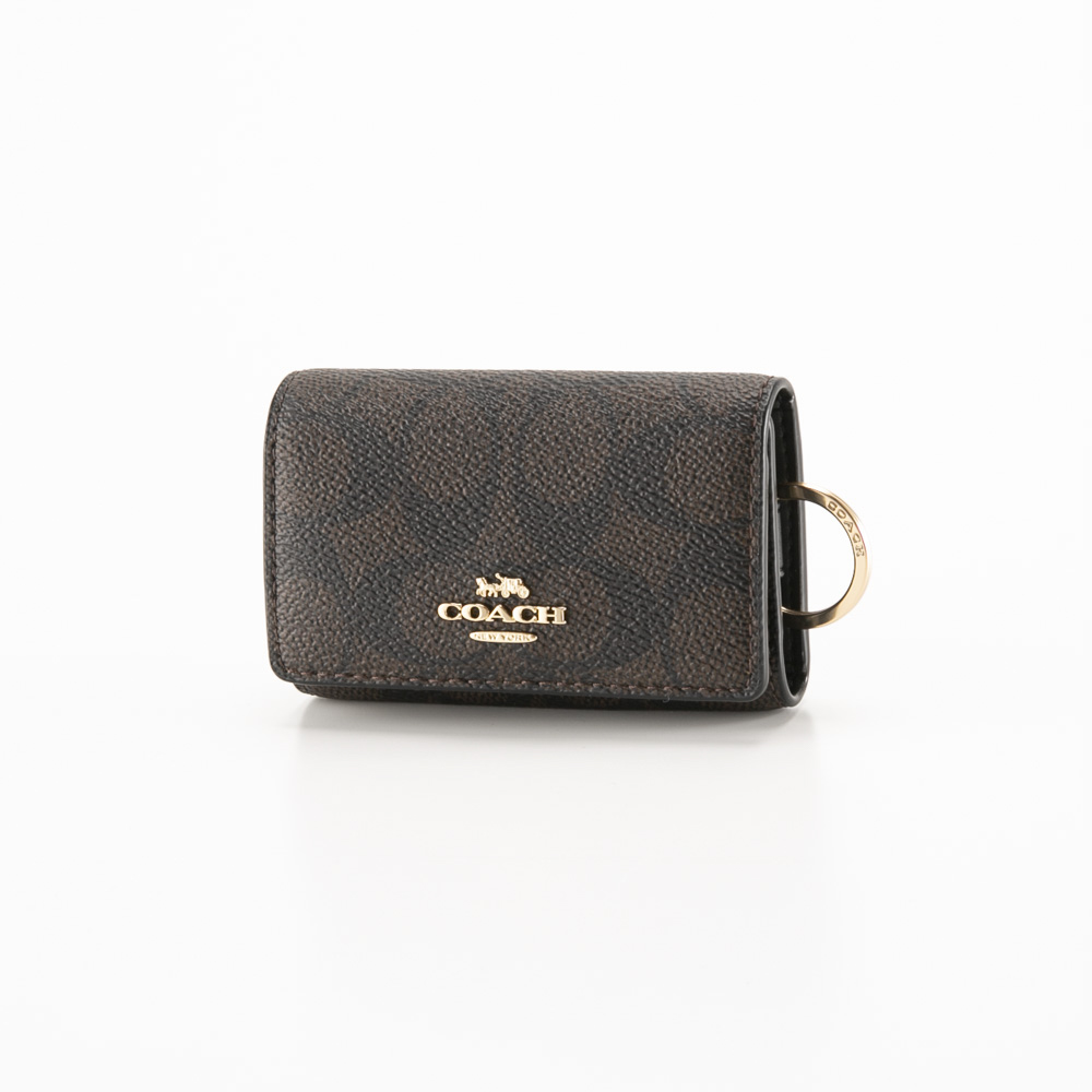 コーチ COACH シグネチャー5連キーケース キーリング付き CZ274
