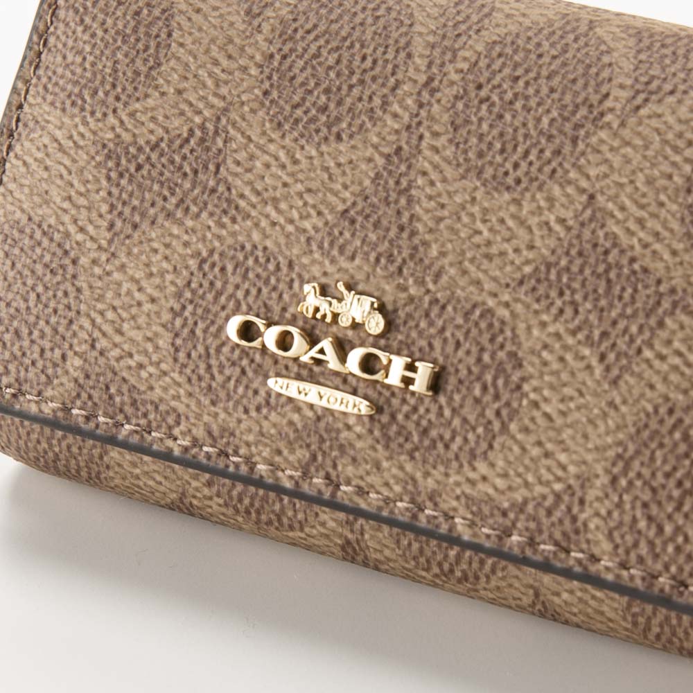 コーチ COACH シグネチャー5連キーケース キーリング付き CZ274【FITHOUSE ONLINE SHOP】