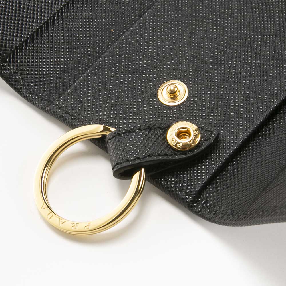 プラダ PRADA SAFFIANO TRIANGOLO 4連キーケース キーリング付き 1PG004 QHH【FITHOUSE ONLINE SHOP】