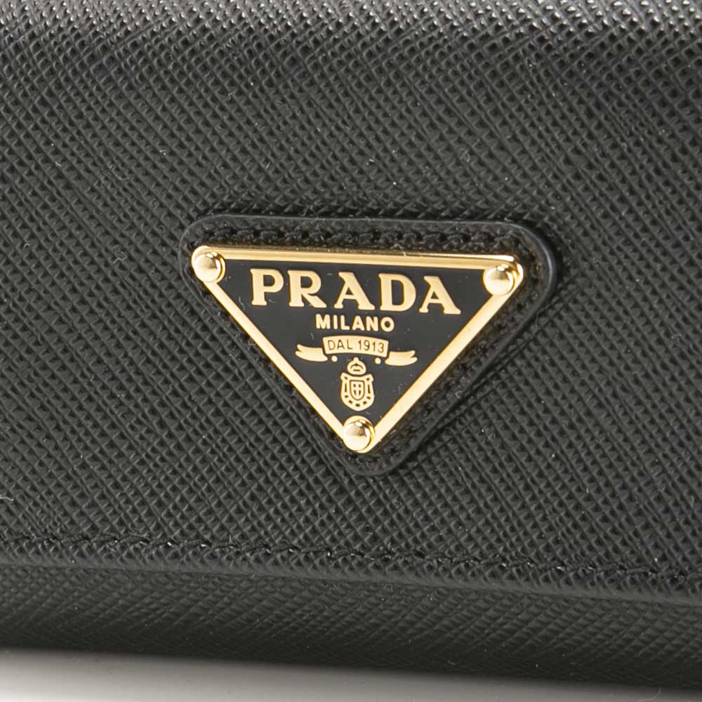プラダ PRADA SAFFIANO TRIANGOLO 4連キーケース キーリング付き 1PG004 QHH【FITHOUSE ONLINE SHOP】