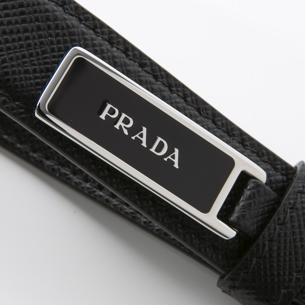 プラダ PRADA キーリング SAF.ロゴプレート付/NERO 2PP709-053【FITHOUSE ONLINE SHOP】