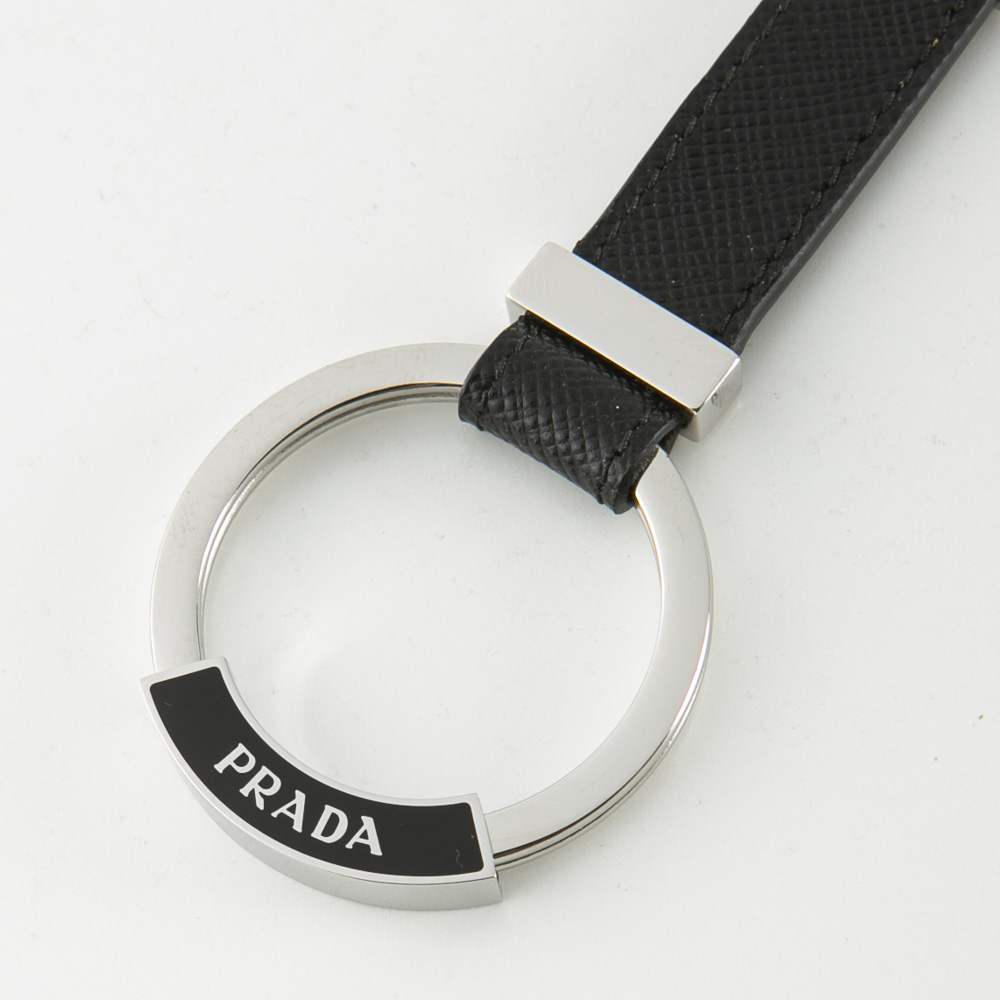 プラダ PRADA サフィアーノフック付きキーリング 2PP042 053【FITHOUSE ONLINE SHOP】