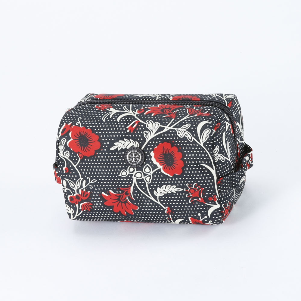 トリーバーチ TORY BURCH ポーチ VIRGINIA PRINTED LG コスメティック 