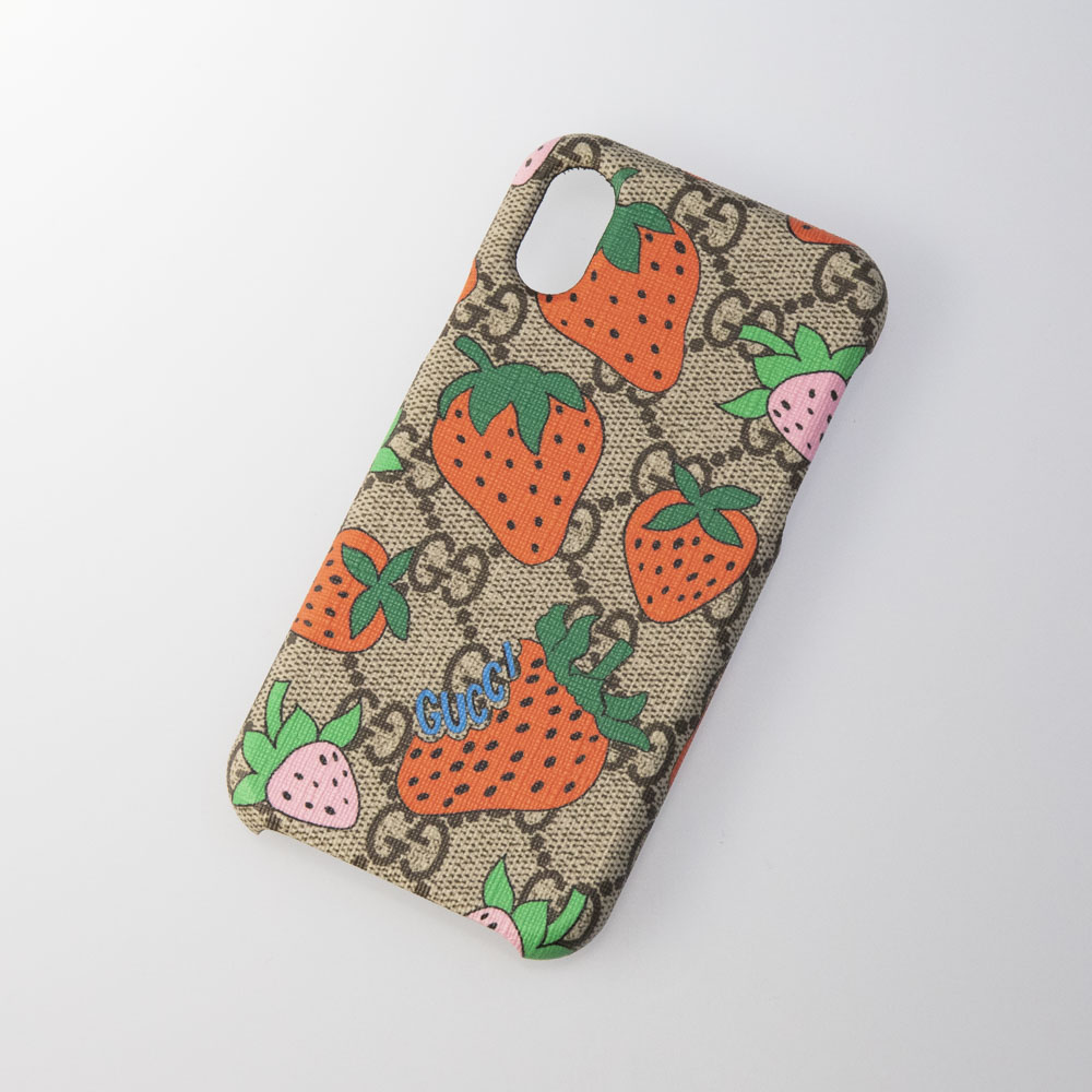 最新の激安 ケース』 X/XS iPhone 【GUCCI】グッチ『グッチストロベリー - Android用ケース