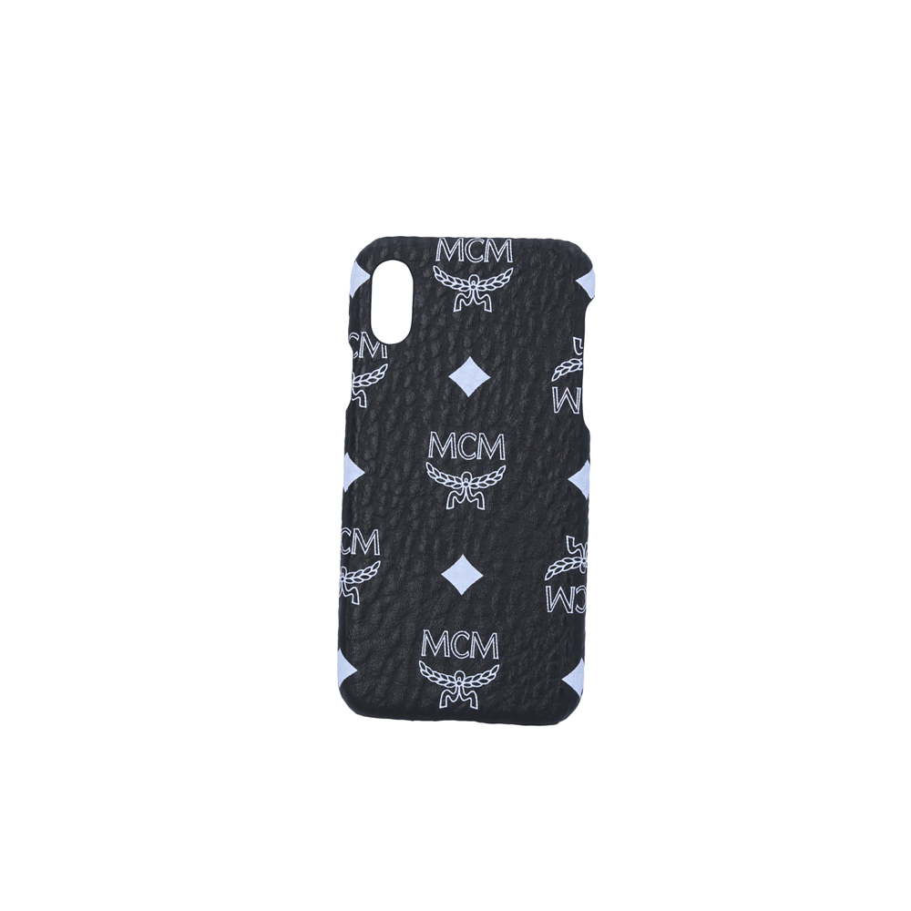 エムシーエム MCM IPHONEケース VISETOSホワイトロゴIPHONE X MZE9SWA11【FITHOUSE ONLINE SHOP】