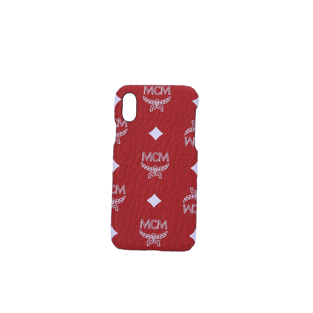 エムシーエム MCM IPHONEケース VISETOSホワイトロゴIPHONE X MZE9SWA11【FITHOUSE ONLINE SHOP】