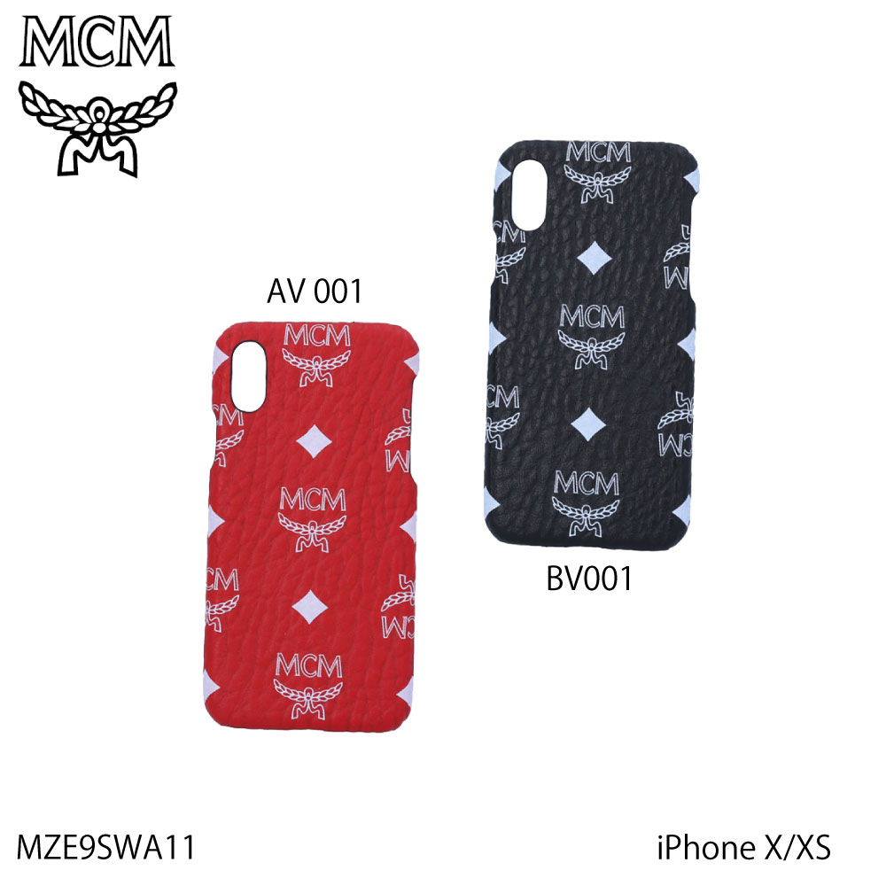 エムシーエム MCM IPHONEケース VISETOSホワイトロゴIPHONE X MZE9SWA11【FITHOUSE ONLINE SHOP】