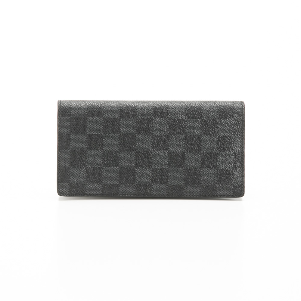 【ヴィンテージ・中古】ルイ･ヴィトン LOUIS VUITTON 長財布 ダミエ グラフィット ポルトフォイユ ブラザ N62665【FITHOUSE ONLINE SHOP】