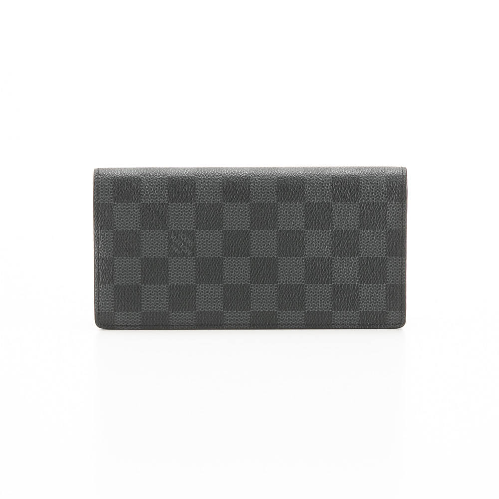 【ヴィンテージ・中古】ルイ･ヴィトン LOUIS VUITTON 長財布 ダミエ グラフィット ポルトフォイユ ブラザ N62665【FITHOUSE ONLINE SHOP】