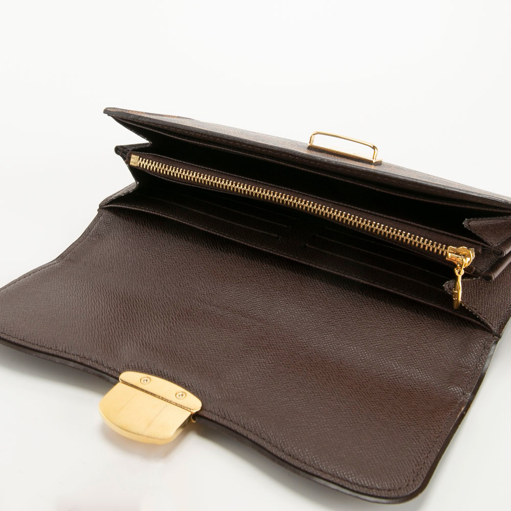 【ヴィンテージ・中古】ルイ･ヴィトン LOUIS VUITTON 長財布 ダミエ ポルトフォイユ システィナ N61747【FITHOUSE ONLINE SHOP】