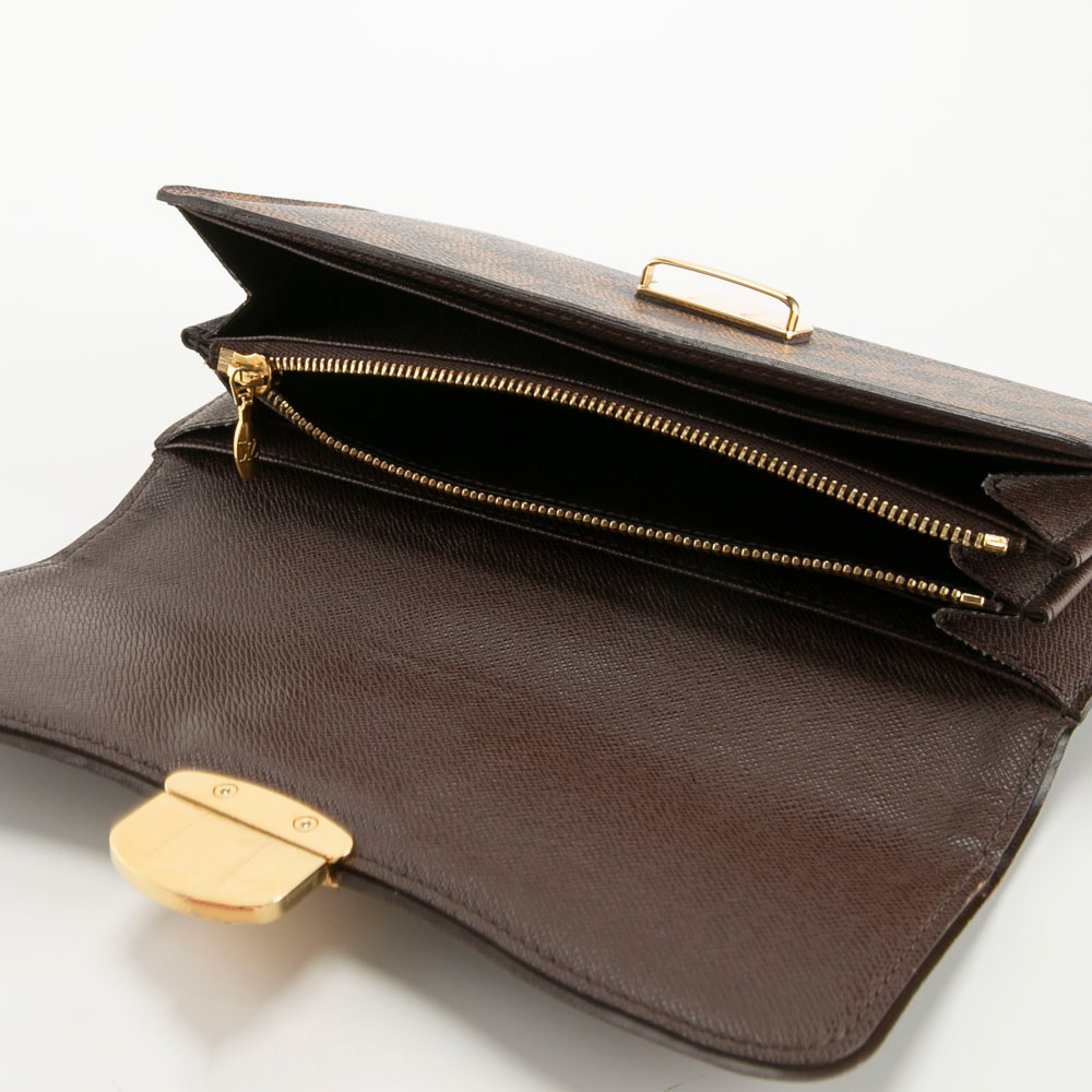 【ヴィンテージ・中古】ルイ･ヴィトン LOUIS VUITTON 長財布 ダミエ ポルトフォイユ システィナ N61747【FITHOUSE ONLINE SHOP】