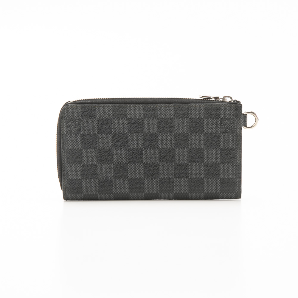 【ヴィンテージ・中古】ルイ･ヴィトン LOUIS VUITTON 長財布 ダミエ グラフィット ジッピー ドラゴンヌ N60379【FITHOUSE ONLINE SHOP】