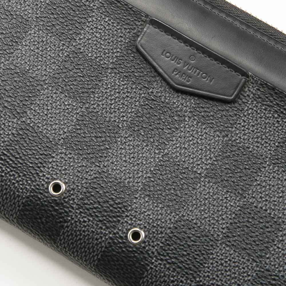 【ヴィンテージ・中古】ルイ･ヴィトン LOUIS VUITTON 長財布 ダミエ グラフィット ジッピー ドラゴンヌ N60379【FITHOUSE ONLINE SHOP】