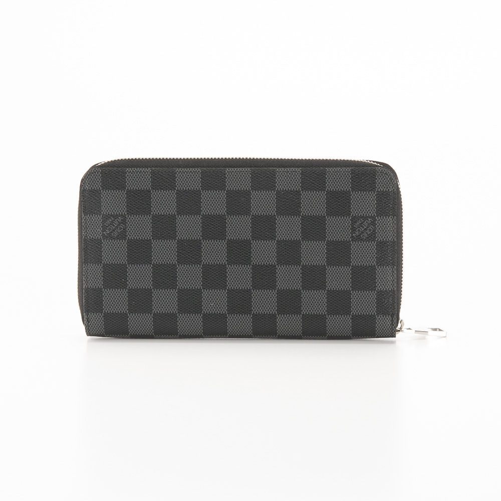 【ヴィンテージ・中古】ルイ･ヴィトン LOUIS VUITTON ダミエ グラフィット ジッピー オーガナイザー ラウンド長財布 N63077【FITHOUSE ONLINE SHOP】