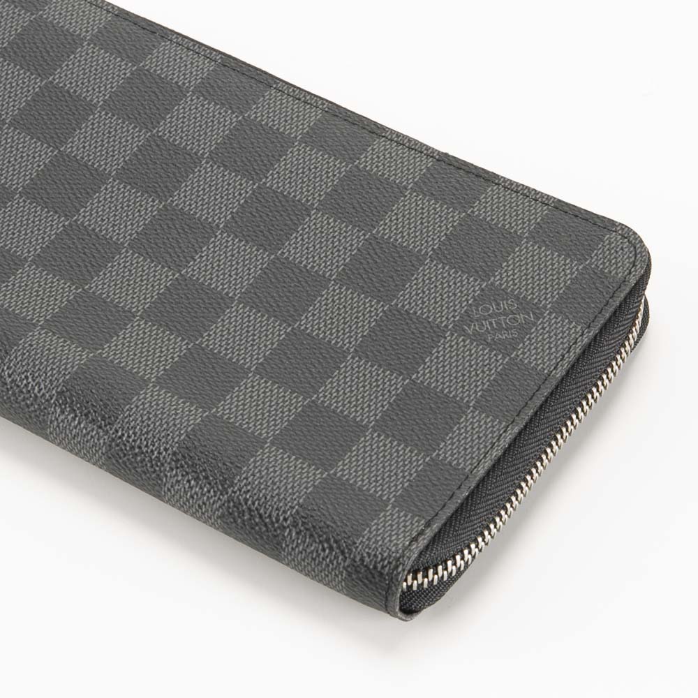 【ヴィンテージ・中古】ルイ･ヴィトン LOUIS VUITTON ダミエ グラフィット ジッピー オーガナイザー ラウンド長財布 N63077【FITHOUSE ONLINE SHOP】