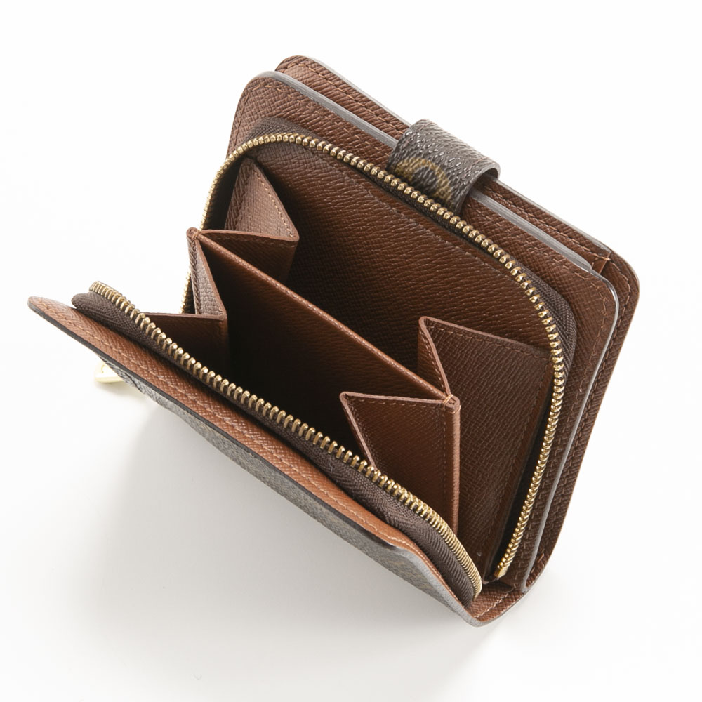 【ヴィンテージ・中古】ルイ･ヴィトン LOUIS VUITTON 折り財布 モノグラム コンパクト ジップ M61667【FITHOUSE ONLINE SHOP】