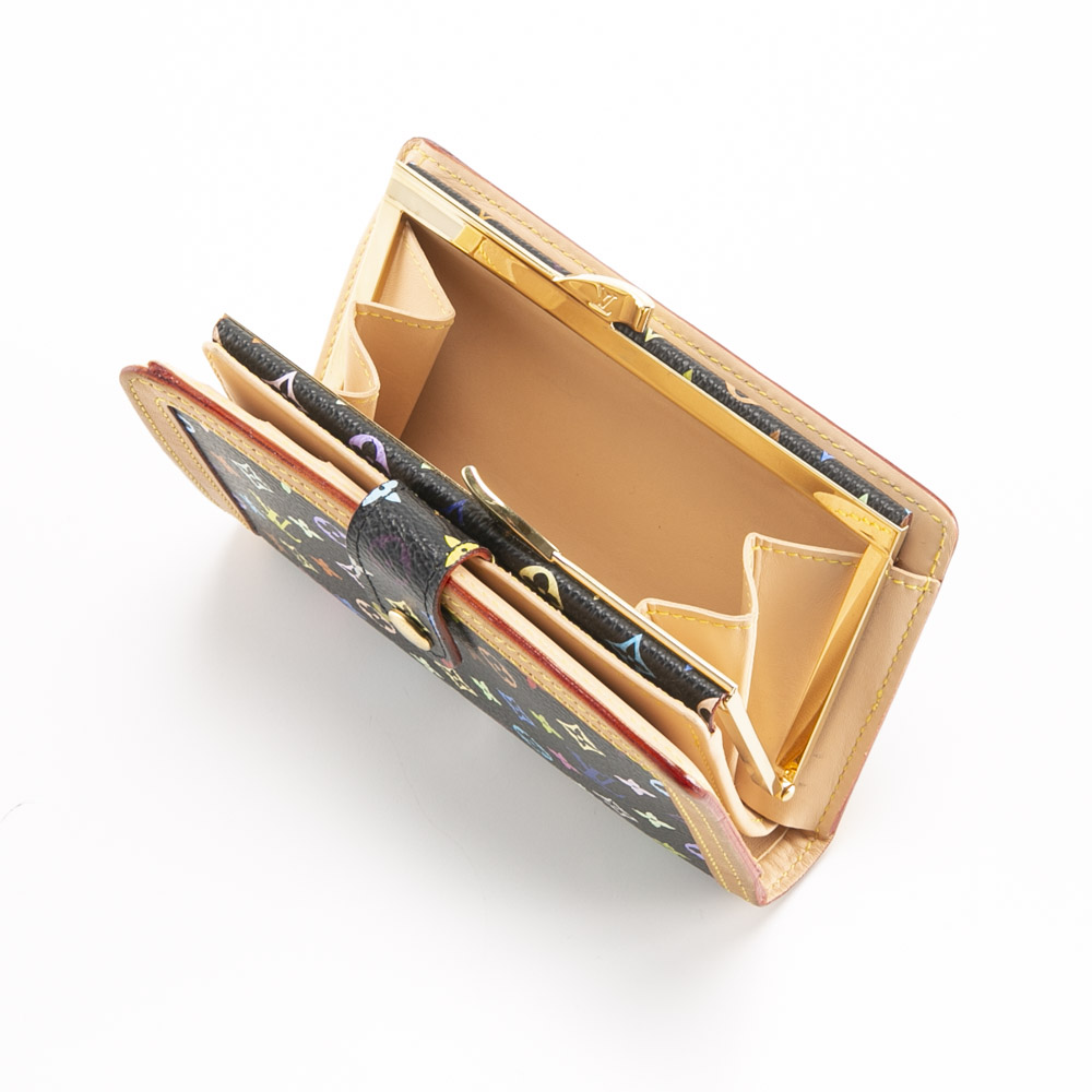【ヴィンテージ・中古】ルイ･ヴィトン LOUIS VUITTON 折り財布 モノグラム マルチカラー ポルト モネ ヴィエノワ M92988【FITHOUSE ONLINE SHOP】