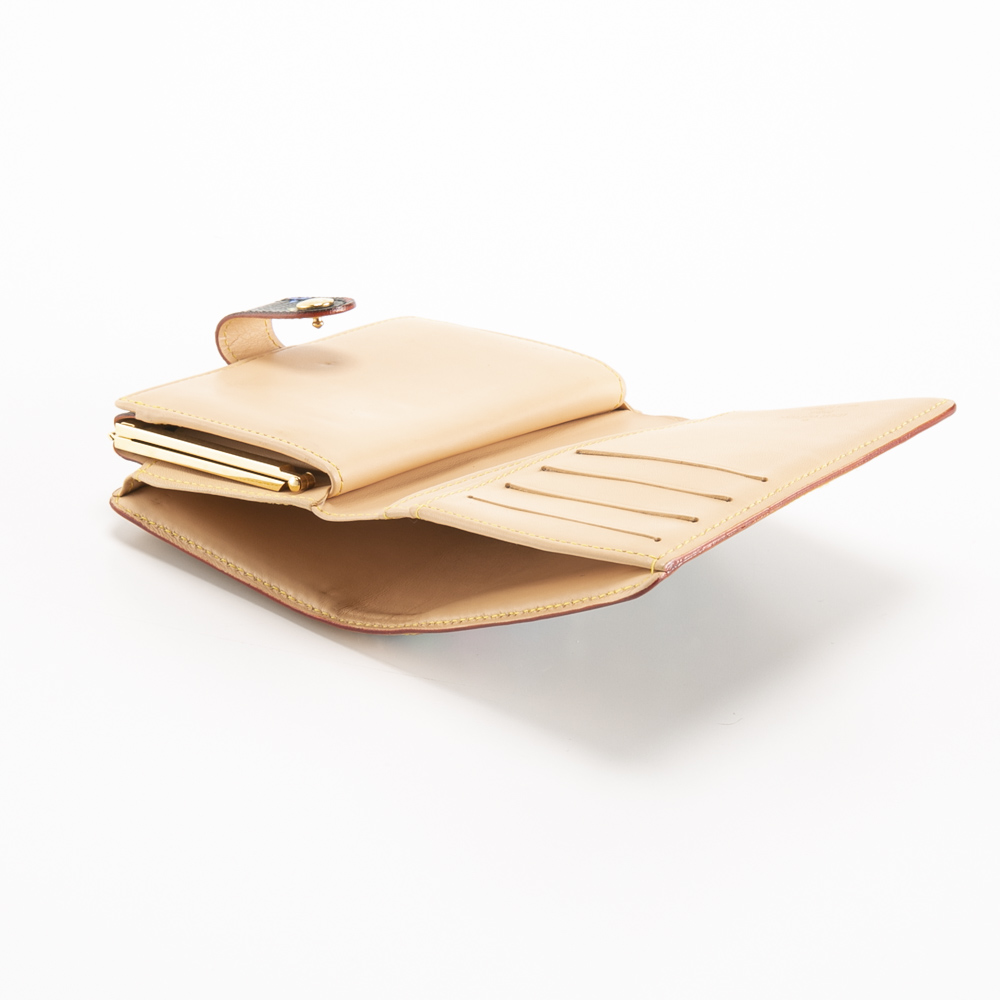 【ヴィンテージ・中古】ルイ･ヴィトン LOUIS VUITTON 折り財布 モノグラム マルチカラー ポルト モネ ヴィエノワ M92988【FITHOUSE ONLINE SHOP】