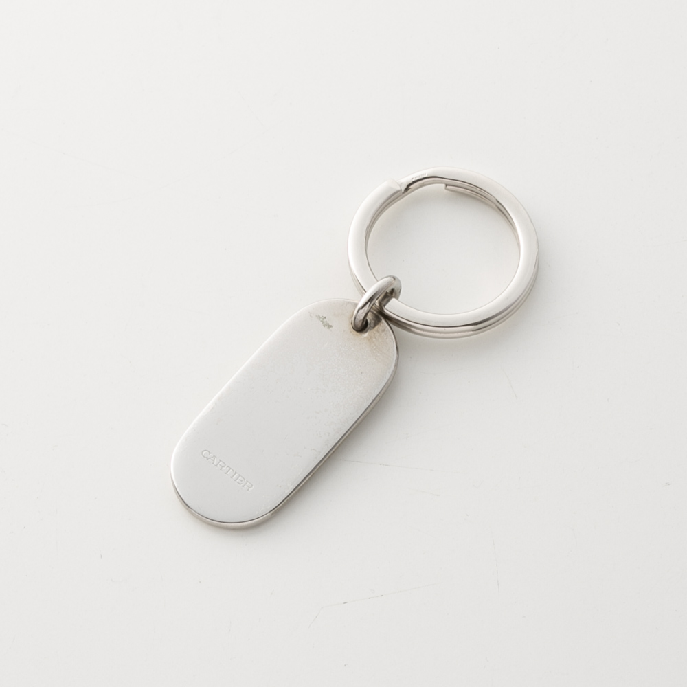 【ヴィンテージ・中古】カルティエ Cartier オーバルプレートキーリング【FITHOUSE ONLINE SHOP】