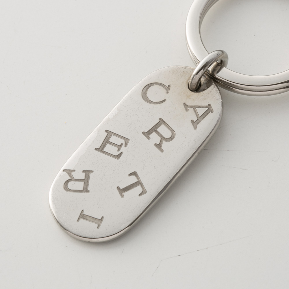 【ヴィンテージ・中古】カルティエ Cartier オーバルプレートキーリング【FITHOUSE ONLINE SHOP】