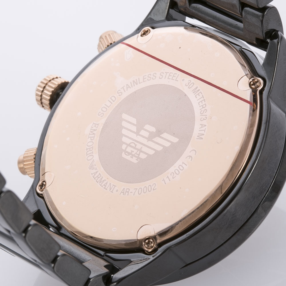 エンポリオアルマーニ EMPORIO ARMANI 腕時計 Mario Ceramica Mウォッチ AR70002【FITHOUSE ONLINE SHOP】