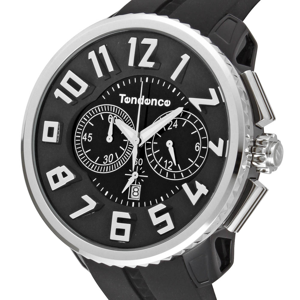 テンデンス TENDENCE 腕時計 ラウンドデイトラバークロノMウォッチ TG046013【FITHOUSE ONLINE SHOP】