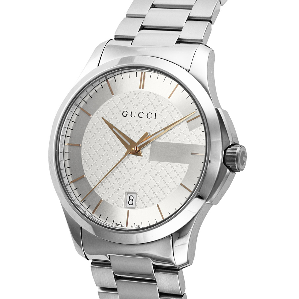 グッチ GUCCI 腕時計 Gタイムレス ステンレスベルトメンズウォッチ YA126442【FITHOUSE ONLINE SHOP】