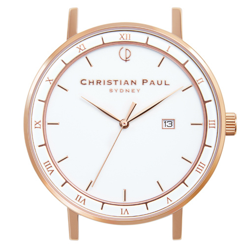 クリスチャンポール Christian Paul 腕時計ヘッド ALPHA 43mm L ベルト別売 ALP-WHIRG43【FITHOUSE ONLINE SHOP】