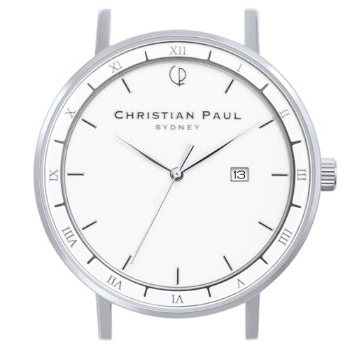 クリスチャンポール Christian Paul 腕時計ヘッド ALPHA 43mm L ベルト別売 ALP-WHISIL43【FITHOUSE ONLINE SHOP】