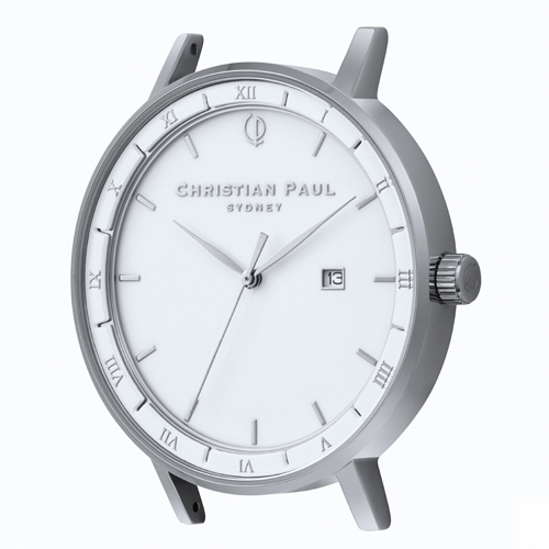 クリスチャンポール Christian Paul 腕時計ヘッド ALPHA 43mm L ベルト別売 ALP-WHISIL43【FITHOUSE ONLINE SHOP】
