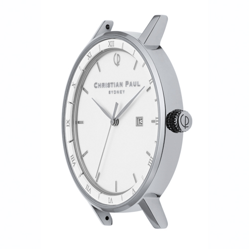 クリスチャンポール Christian Paul 腕時計ヘッド ALPHA 43mm L ベルト別売 ALP-WHISIL43【FITHOUSE ONLINE SHOP】