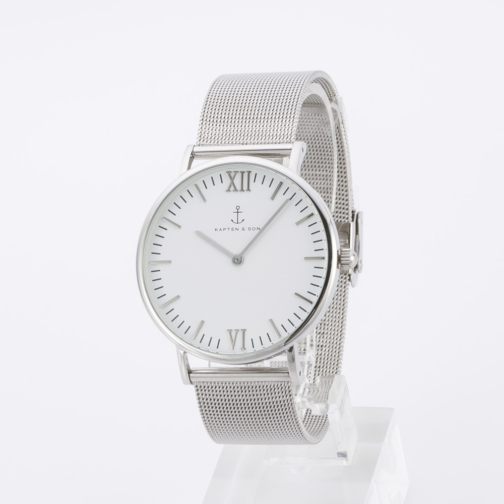 キャプテンアンドサン KAPTEN & SON 腕時計 CAMPUS 40mm SSメッシュM 