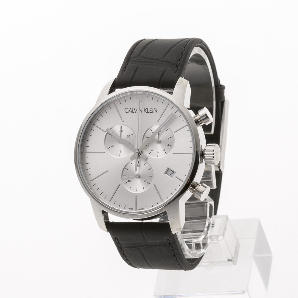 カルバンクライン Calvin Klein 腕時計 CITYラウンドクロノレザーM 