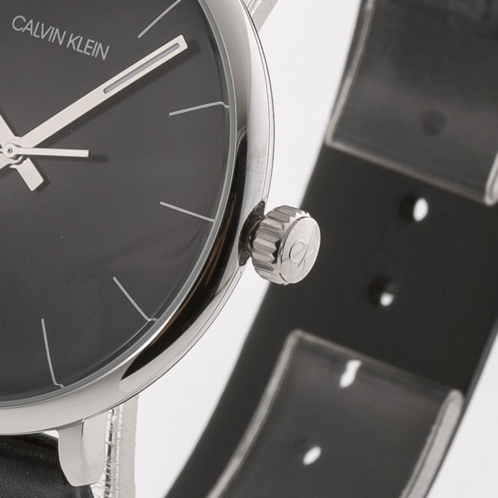カルバンクライン Calvin Klein 腕時計 HIGH NOONラウンドレザーM 