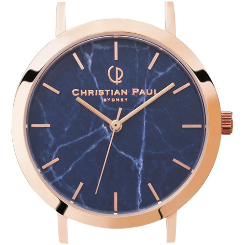 クリスチャンポール Christian Paul 腕時計ヘッド MARBLE 43mm L ベルト別売 MAR-NVY-RG-43【FITHOUSE ONLINE SHOP】