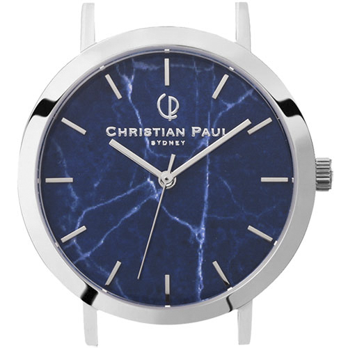 クリスチャンポール Christian Paul 腕時計ヘッド MARBLE 43mm L ベルト別売 MAR-NVY-SIL-43【FITHOUSE ONLINE SHOP】
