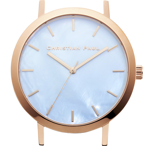 クリスチャンポール Christian Paul 腕時計ヘッド SHELL 43mm L ベルト別売 PRL-BLU-RG-43【FITHOUSE ONLINE SHOP】