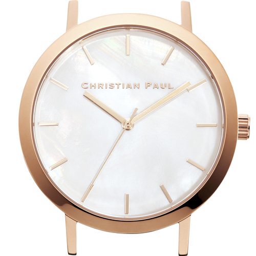 クリスチャンポール Christian Paul 腕時計ヘッド SHELL 43mm L ベルト別売 PRL-WHI-RG-43【FITHOUSE ONLINE SHOP】