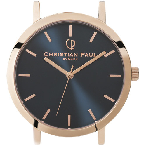 クリスチャンポール Christian Paul 腕時計ヘッド 43mm Lウォッチ ベルト別売 SUN-NVY-RG-43【FITHOUSE ONLINE SHOP】